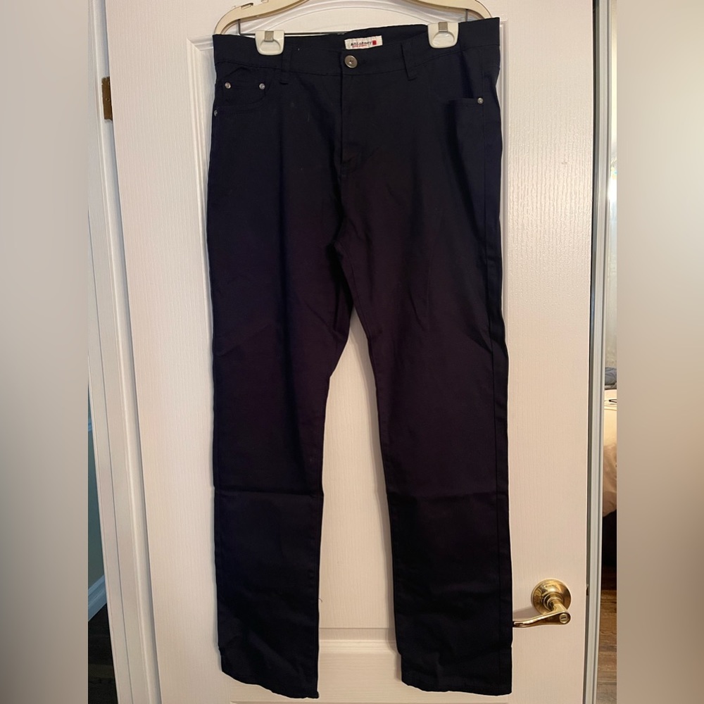 Dark navy blue denim